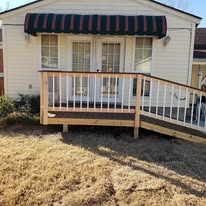 Custom porch and exterior